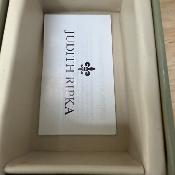 Judith Ripka Womens Watch With Mother-Of-Pearl Face Turquoise Silicone Band NIB - Picture 7 of 16